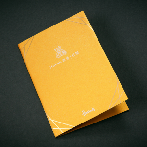 Harrods Menu