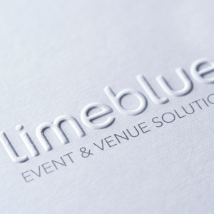 Limeblue Brochure Cover - Embossed