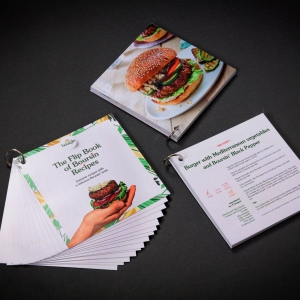 Boursin Cheese - Flip Book of Boursin Recipes - DIgital Print